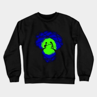 Love turns the night green Crewneck Sweatshirt